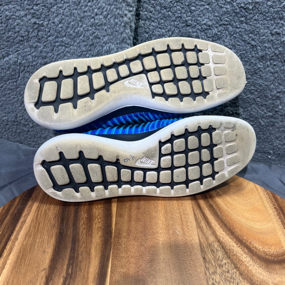 Nike Roshe Run Knit Blue Black Men's Athletic Comfort Sneakers‎ Shoes Size 7 - Picture 11 of 12